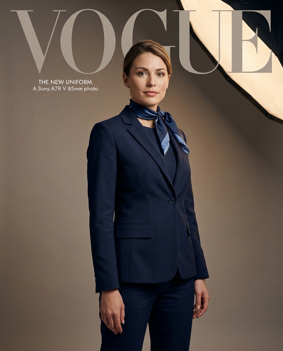 studio uniform editorial photo