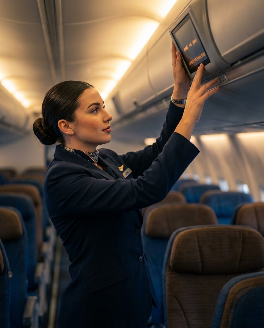 preflight cabin check photo