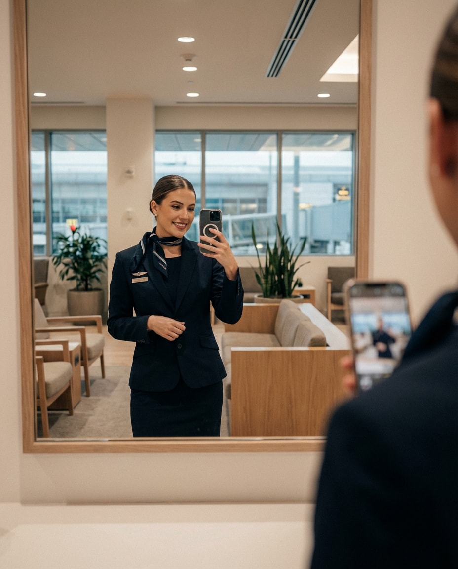 travel influencer frame photo