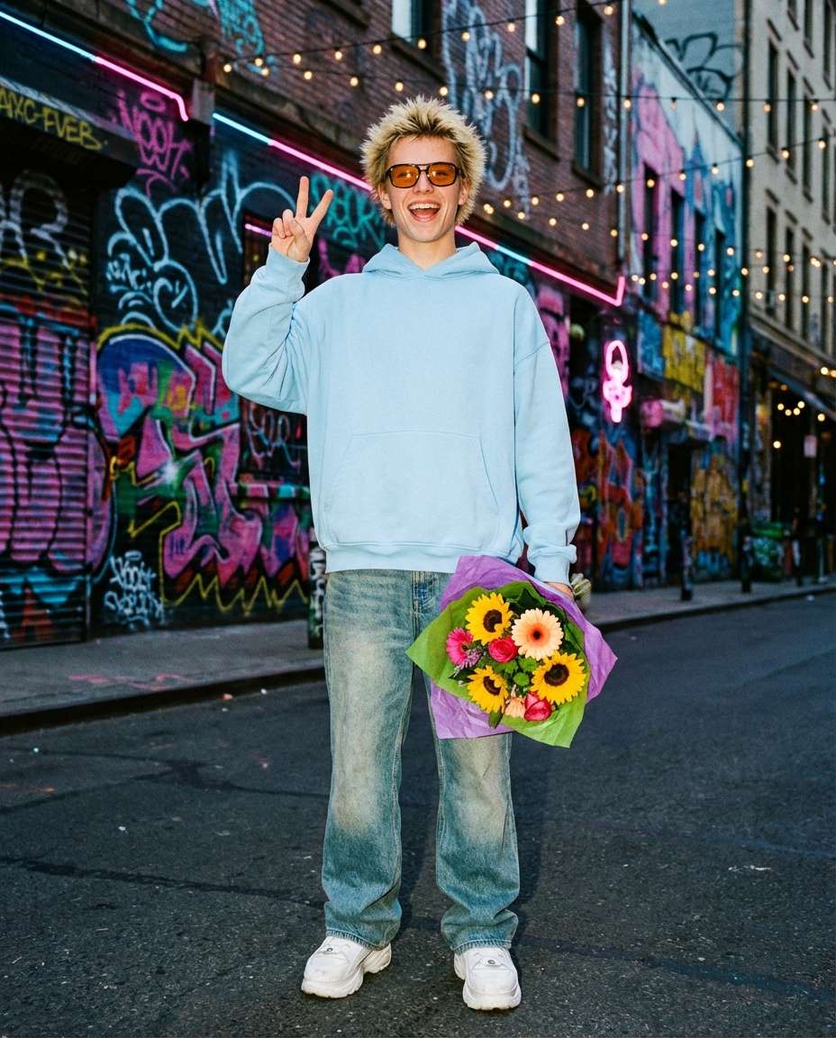 y2k floral pop photo