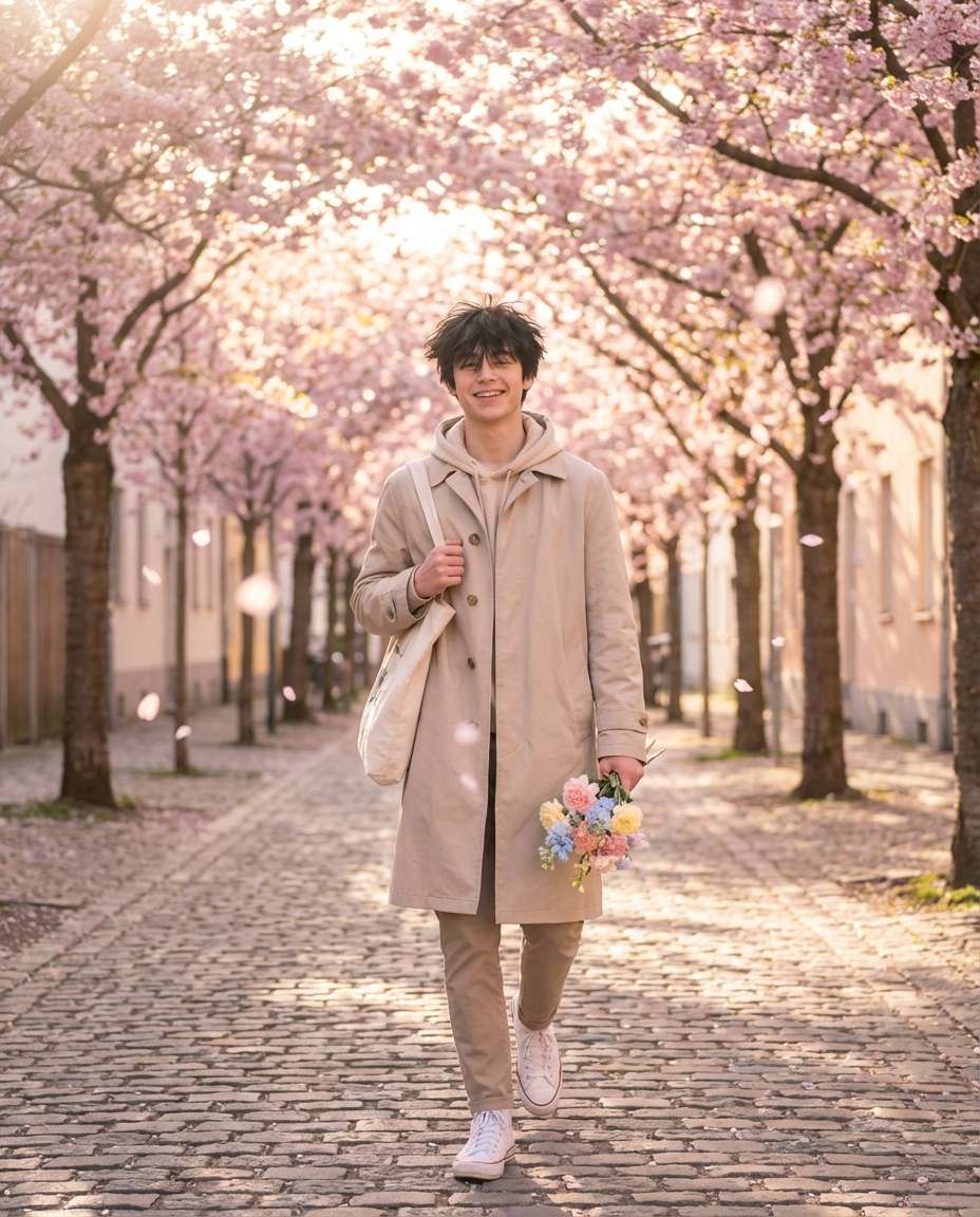 spring blossom alley photo