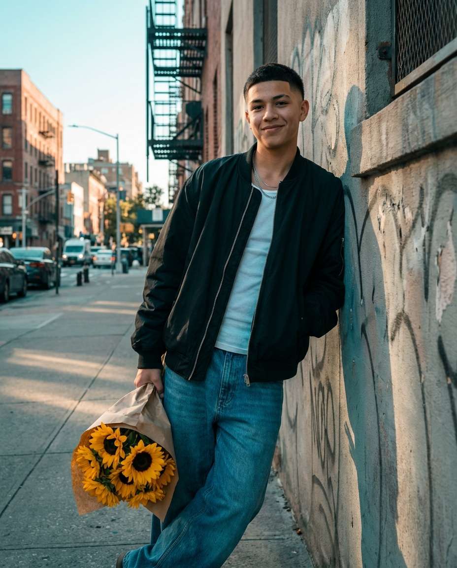 street bouquet style photo