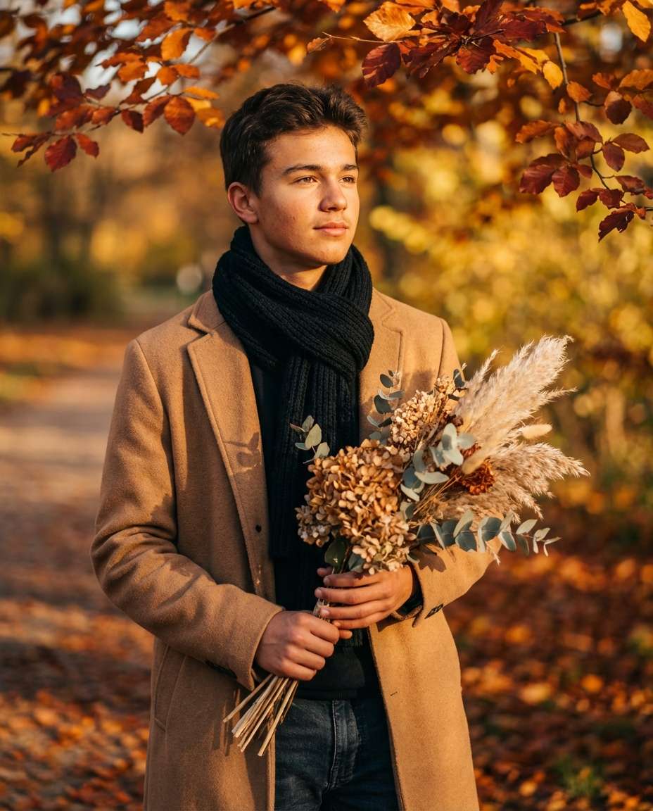 autumn dried bouquet photo