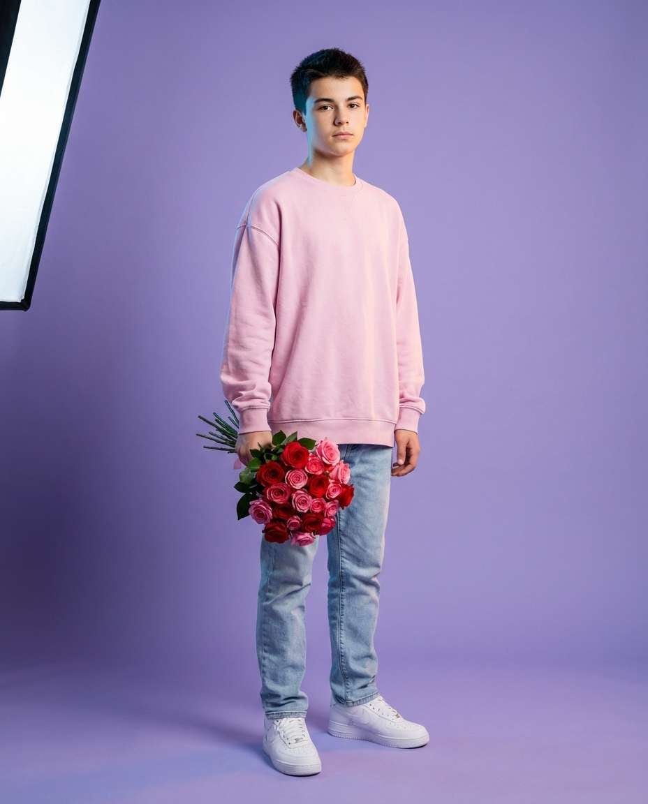 florals in studio color photo