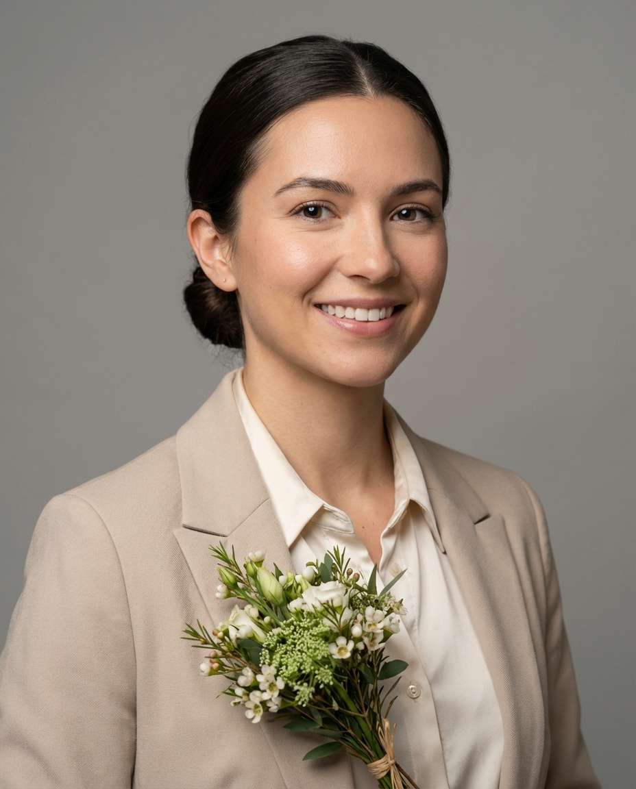 bouquet studio headshot photo