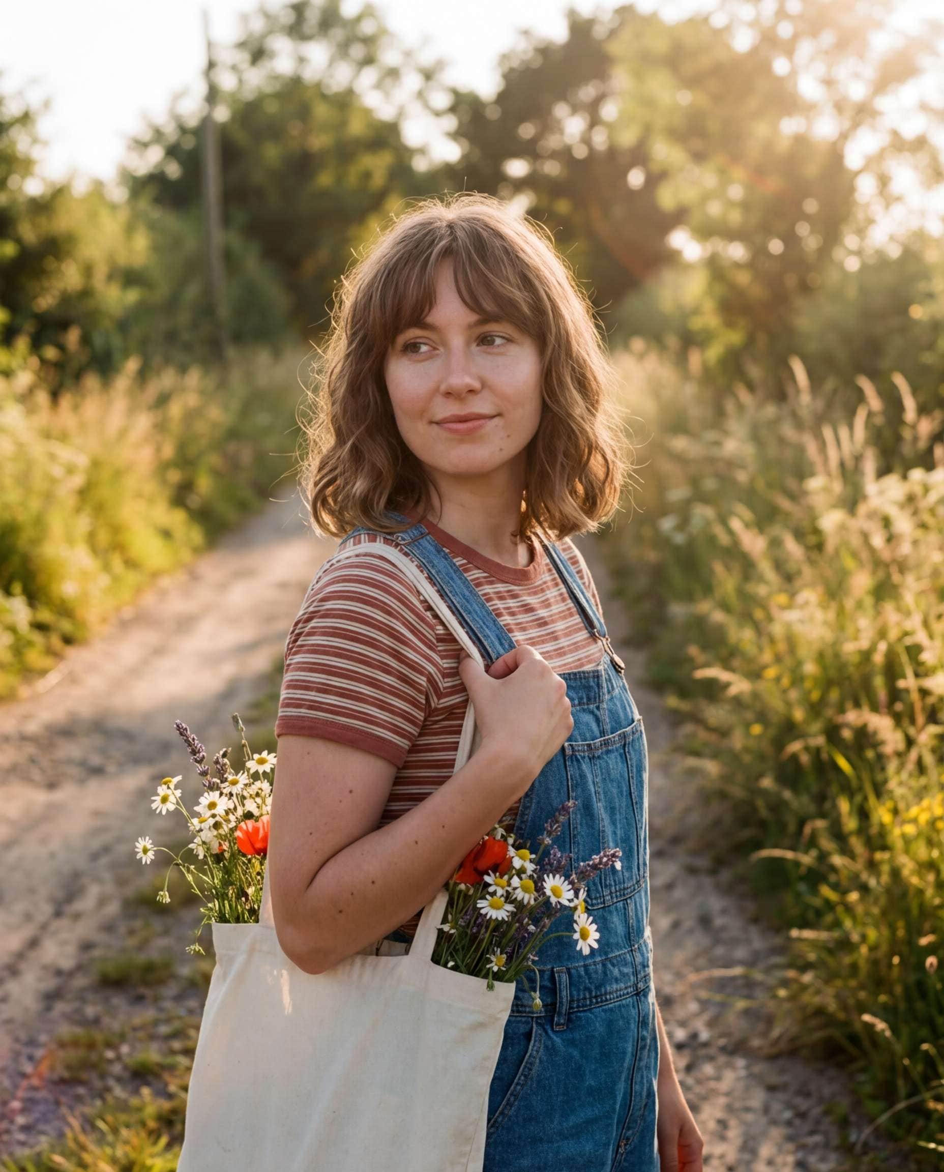 vintage film wildflowers photo