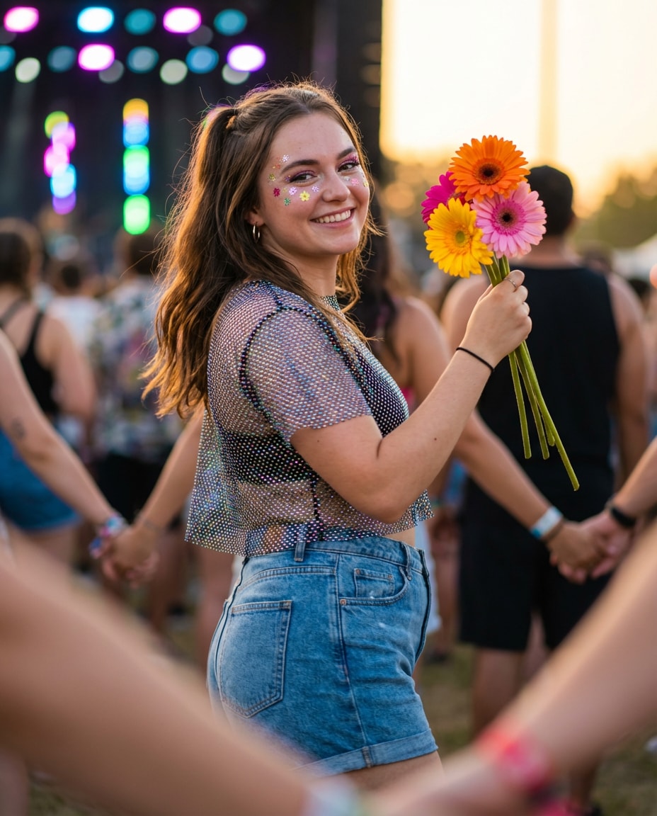 festival glitter photo