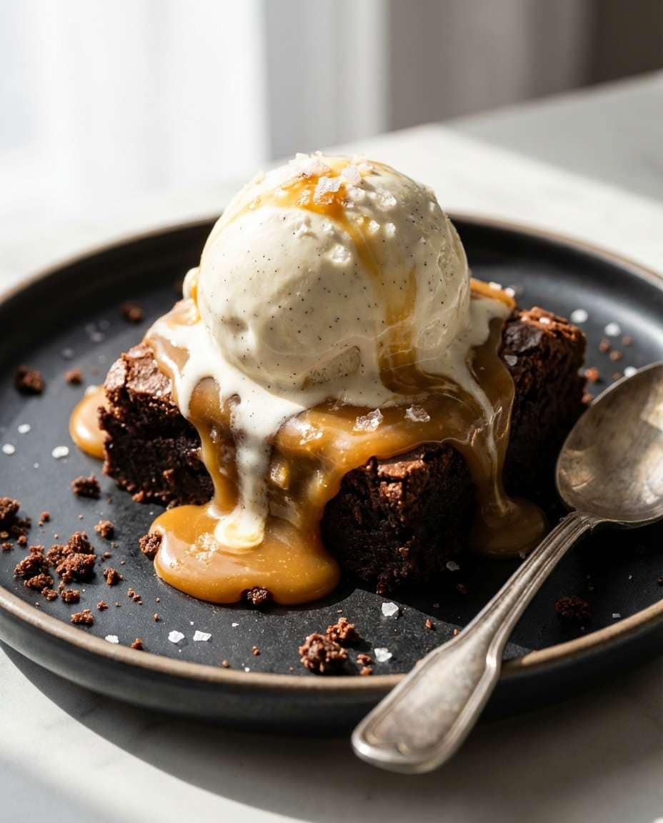 ice cream melt macro photo