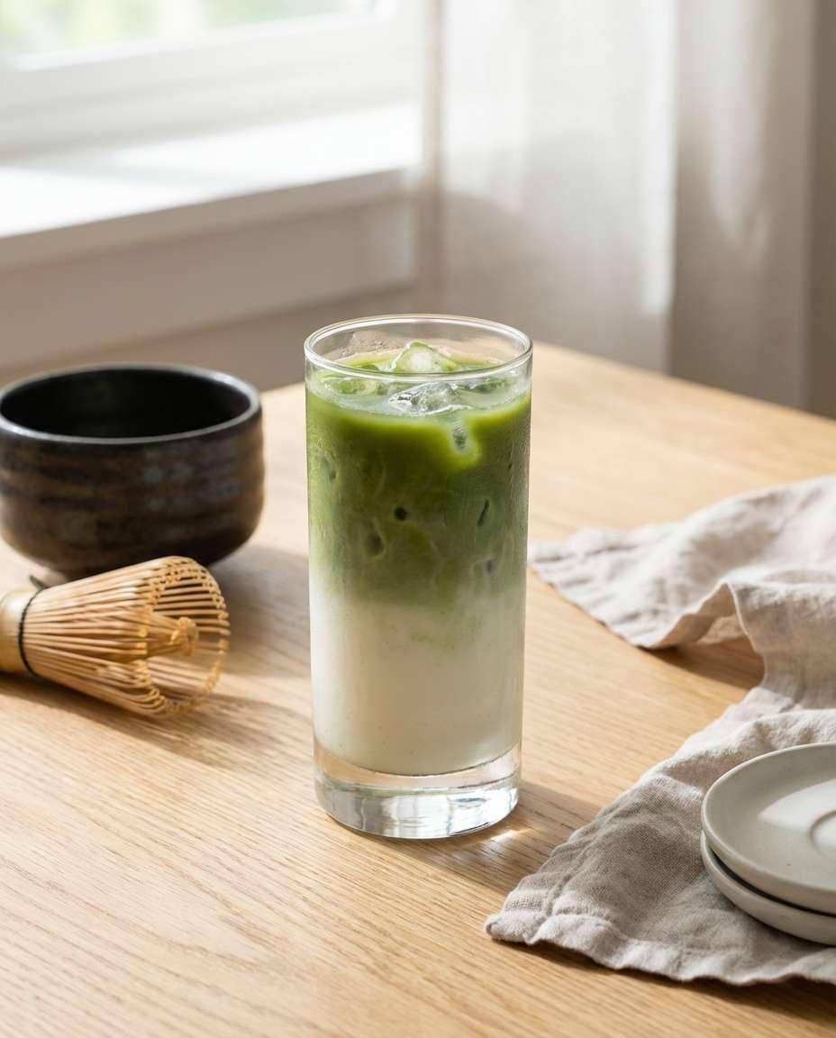matcha latte serenity photo