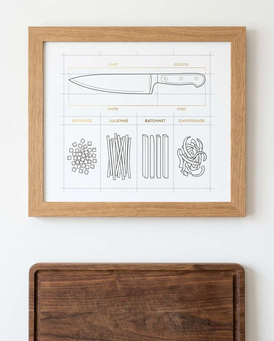 chef knife blueprint photo