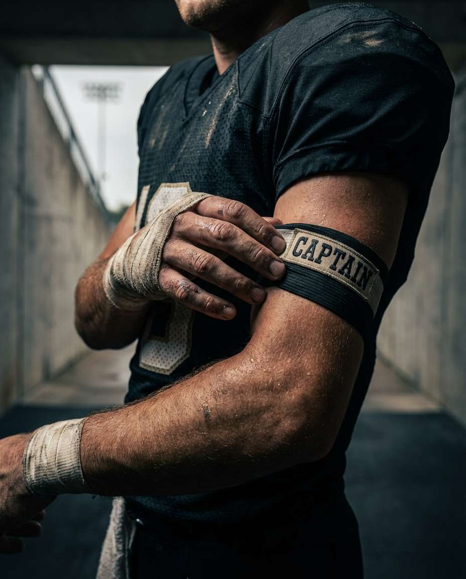 armband and tape hands photo