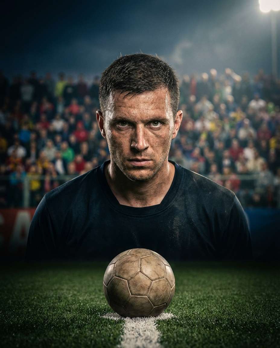 penalty kick focus photo