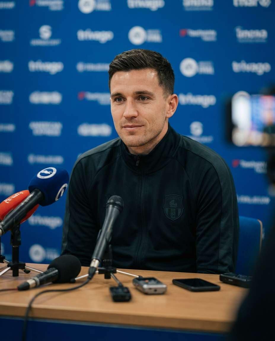 press conference flash photo