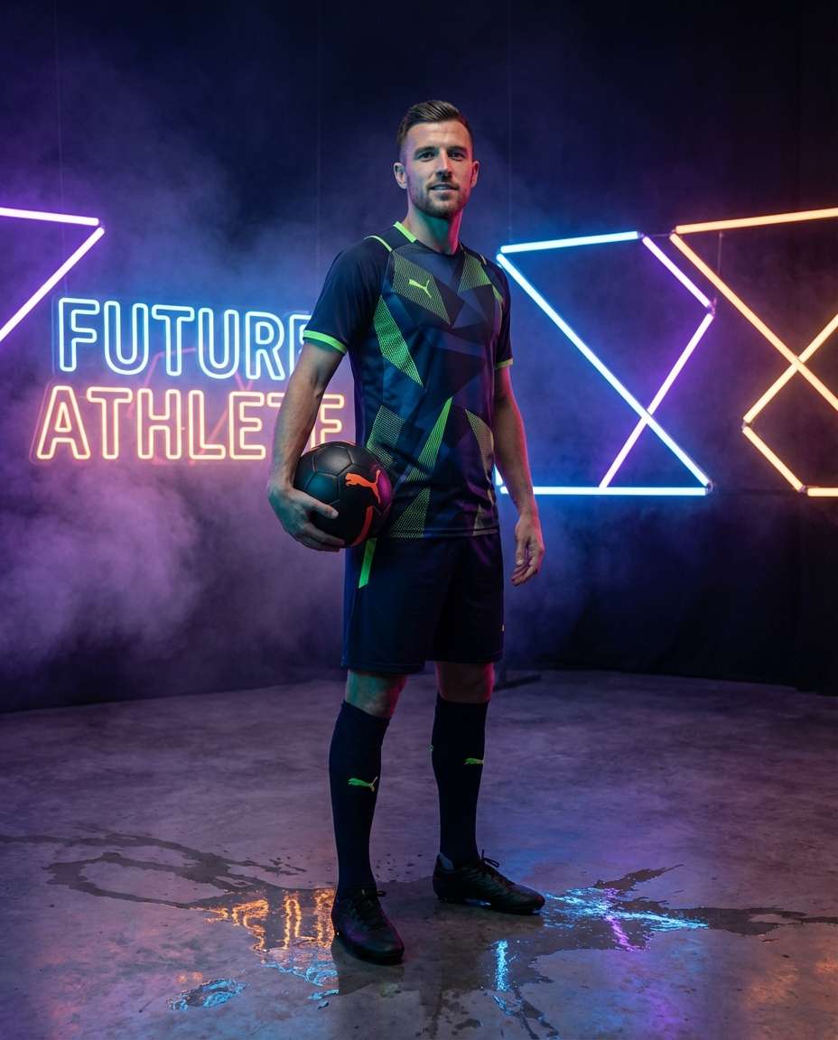 neon editorial kit shot photo