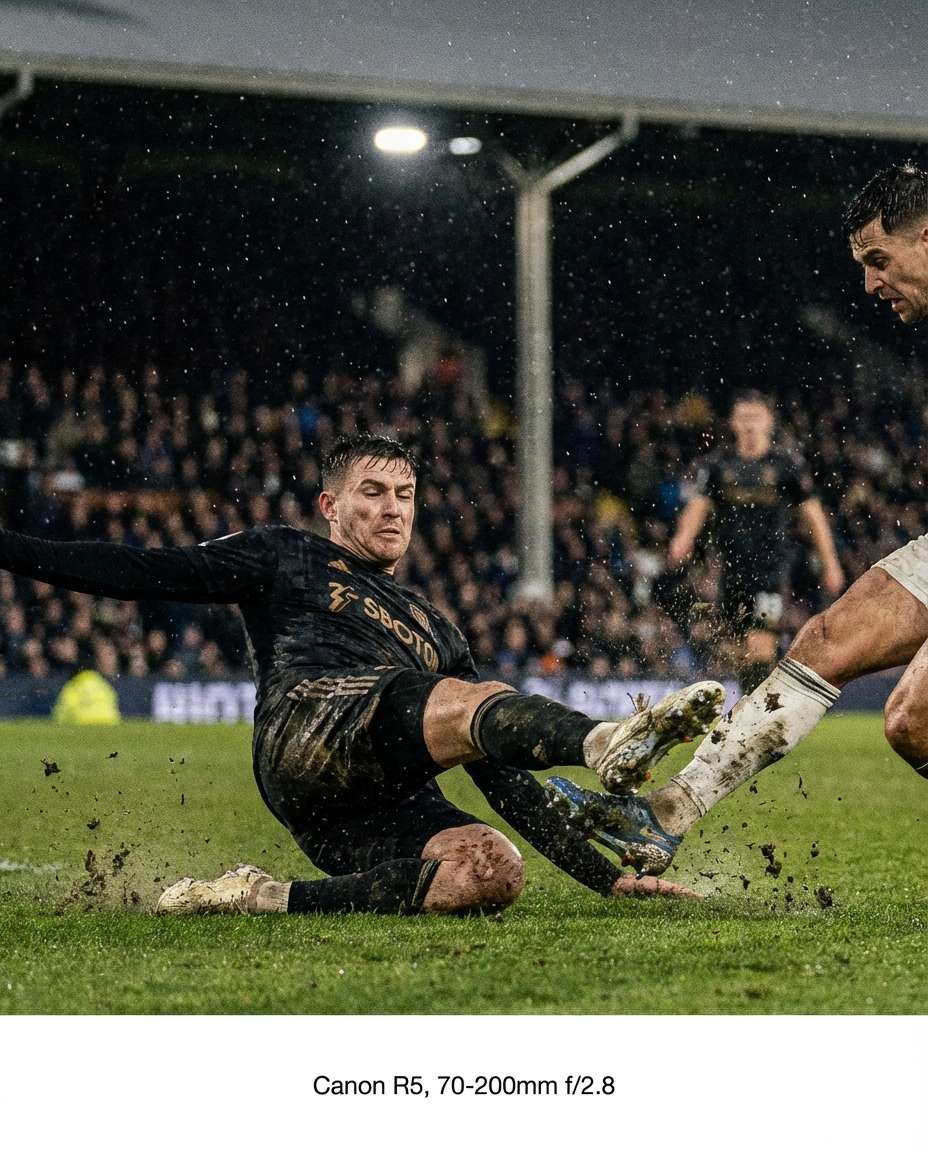rainy slide tackle photo