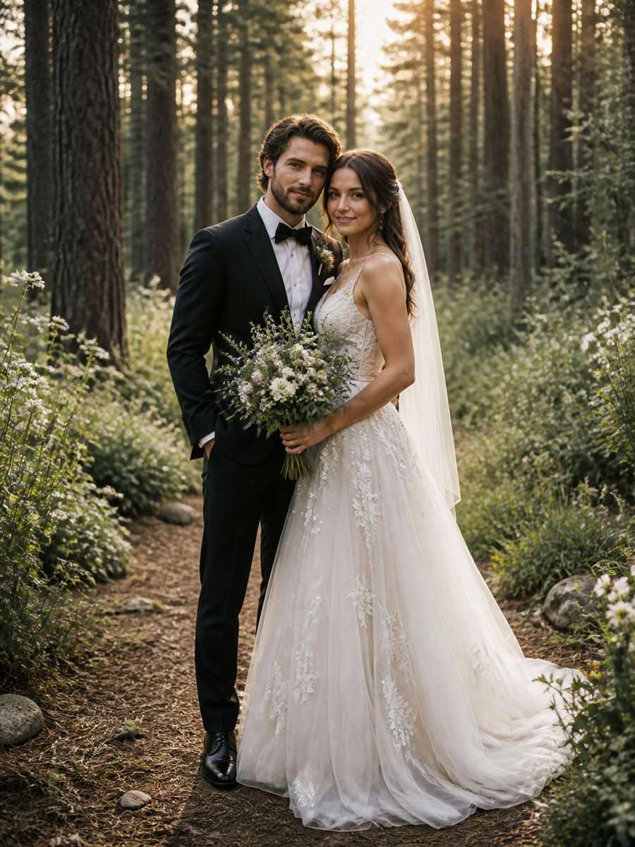 Enchanted Pine Forest Ceremony photo