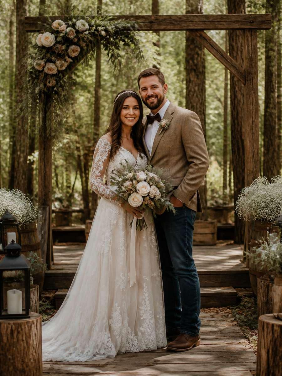 Rustic Woodland Ceremony photo