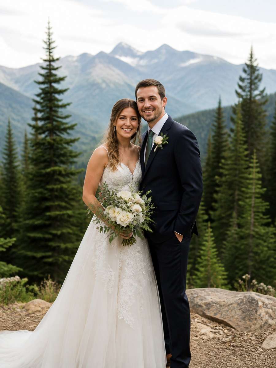 Mountain Forest Wedding Escape photo