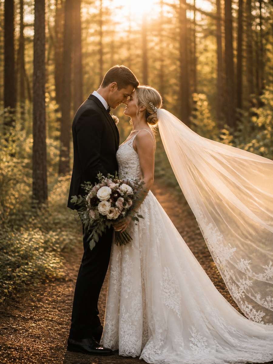 Golden Hour Woodland Portrait photo