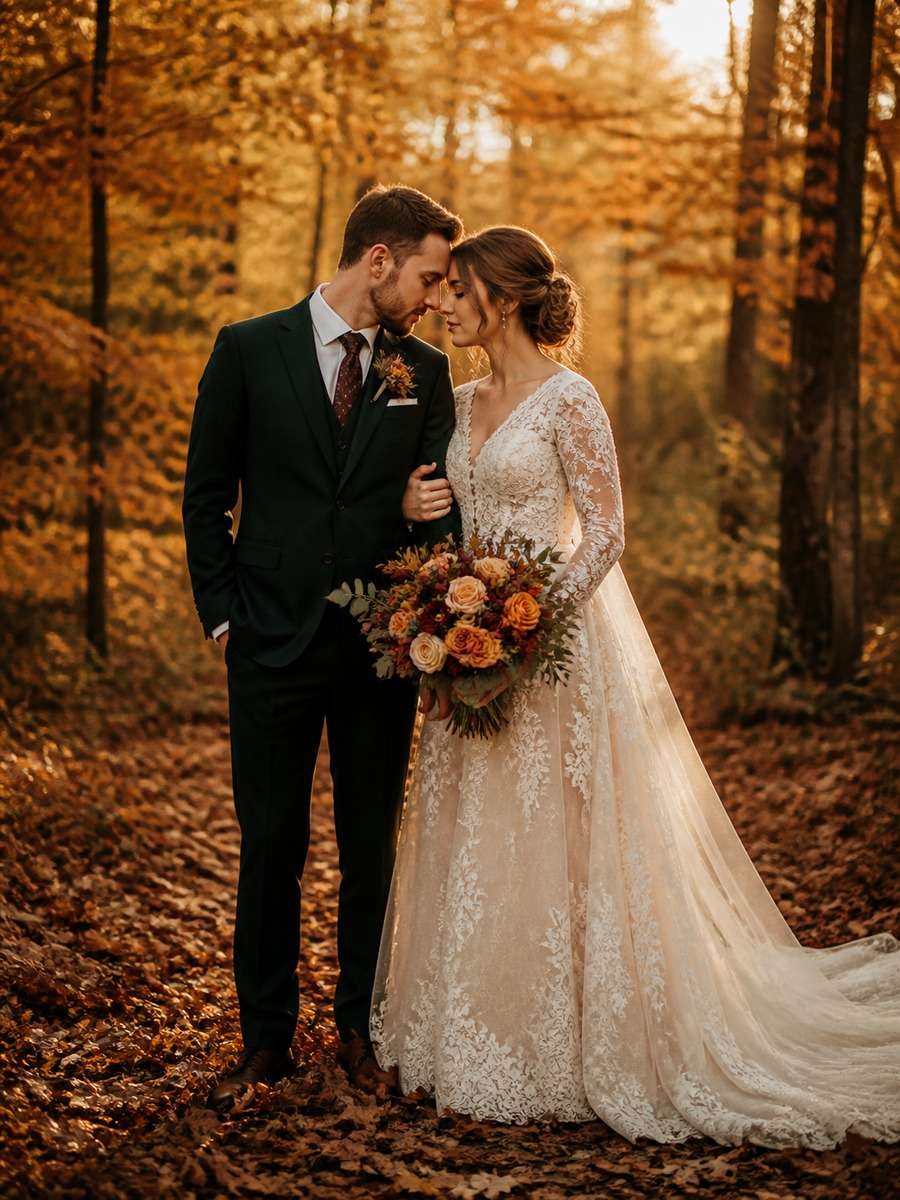 Autumn Forest Wedding Mood photo