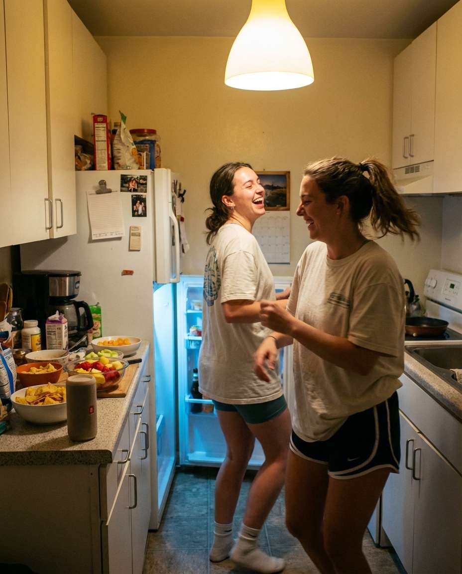 kitchen dance party photo