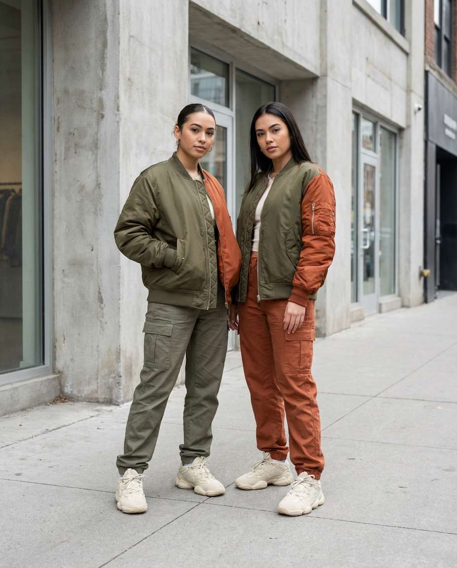 matching outfit streetwear photo