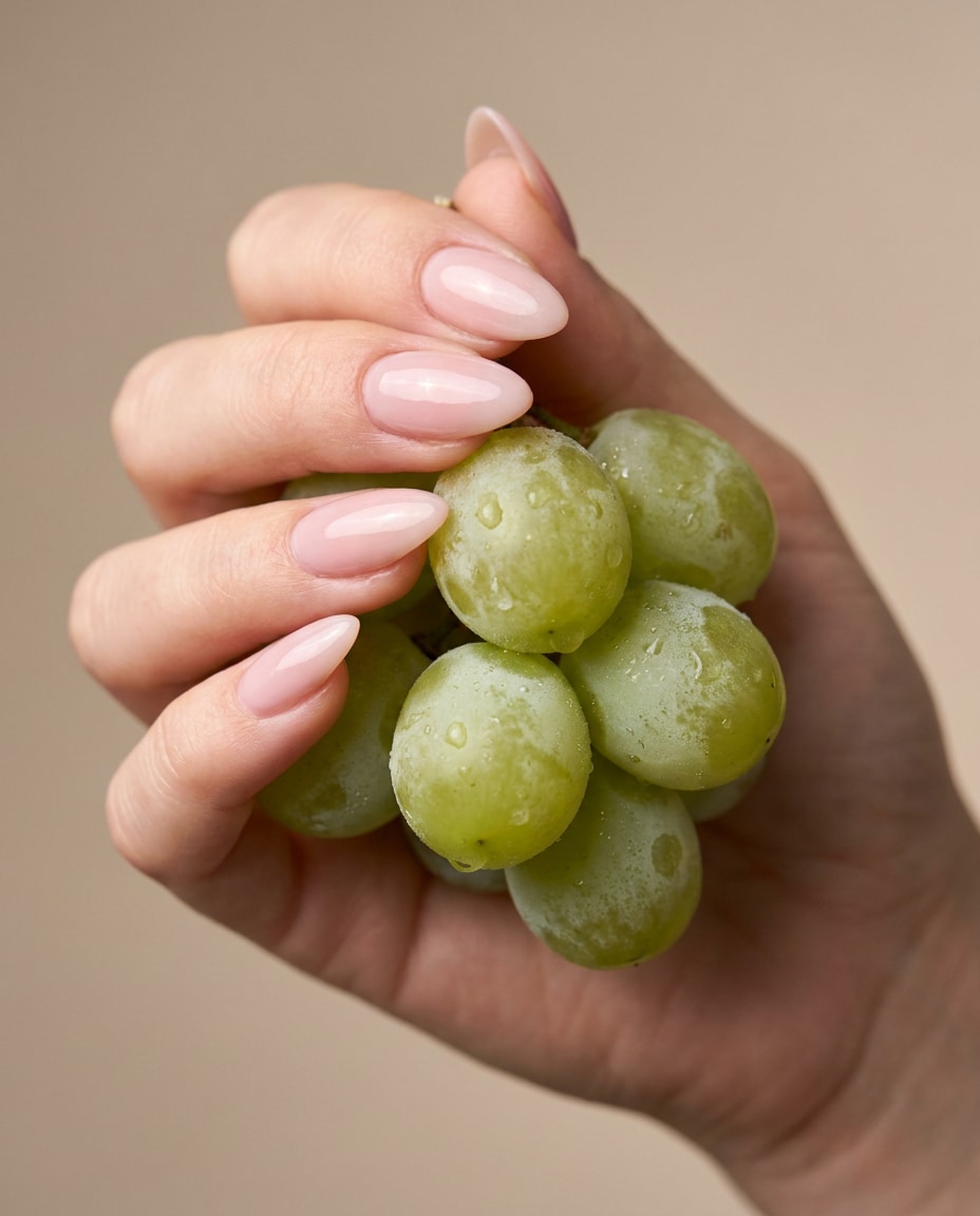manicure grape closeup photo