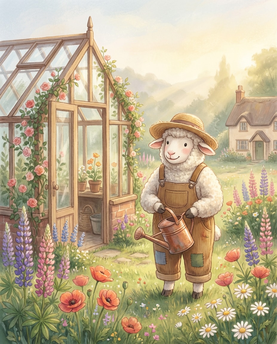 cottagecore garden photo