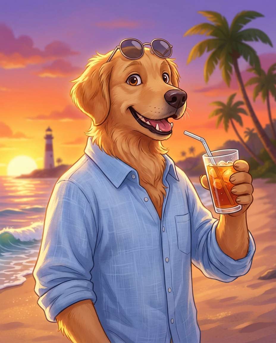 beach sunset vibes photo