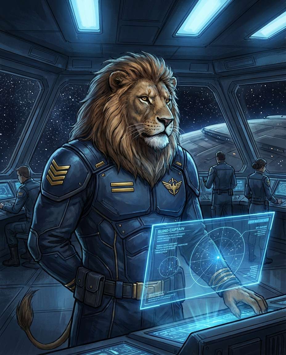 galactic space captain photo