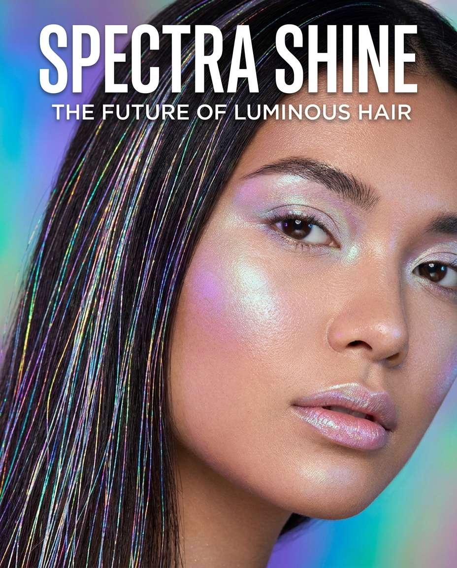 holographic hair ad photo