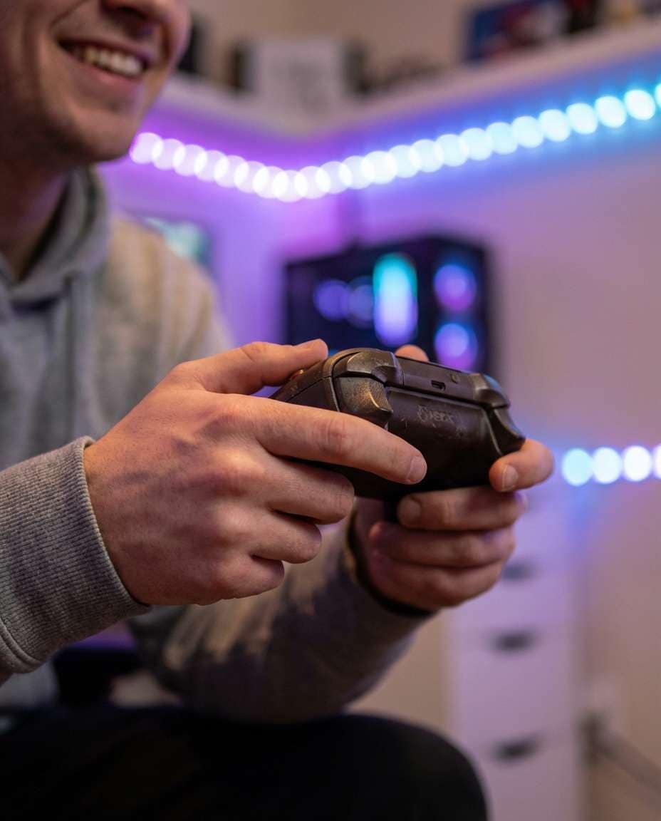 hands on controller photo