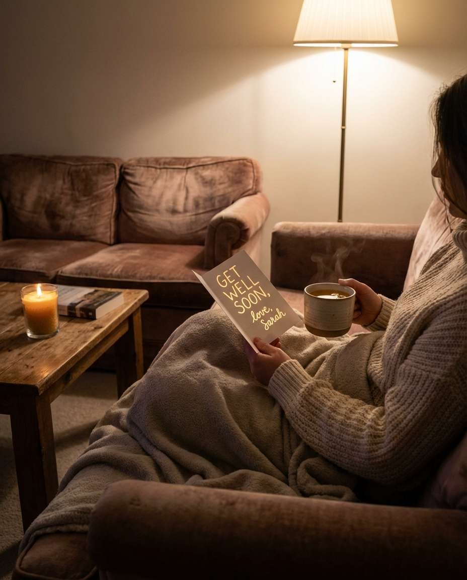 candlelit comfort photo