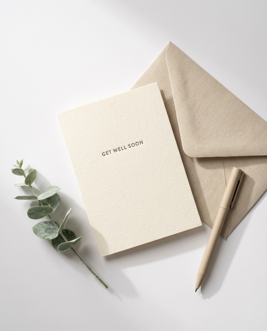 minimal white desk photo