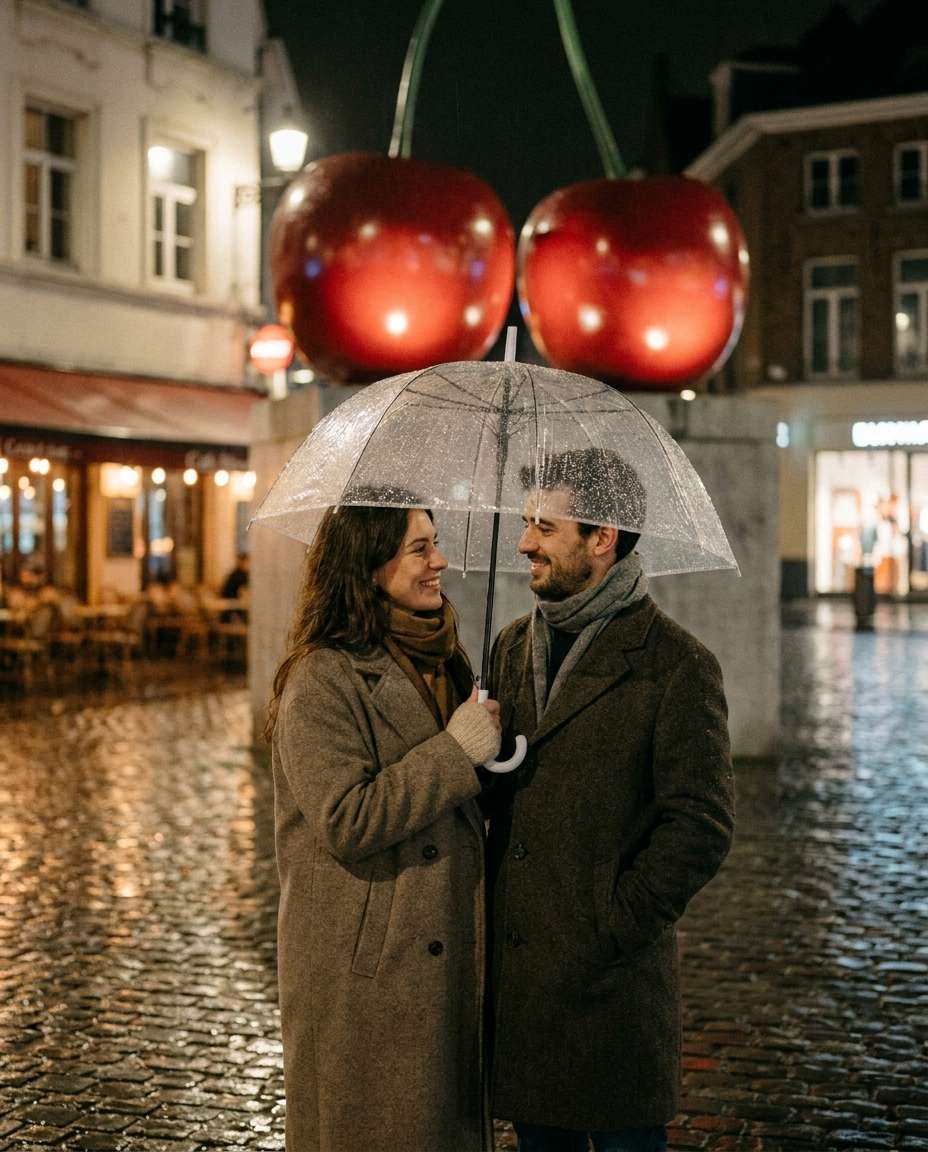 cherry rain date photo