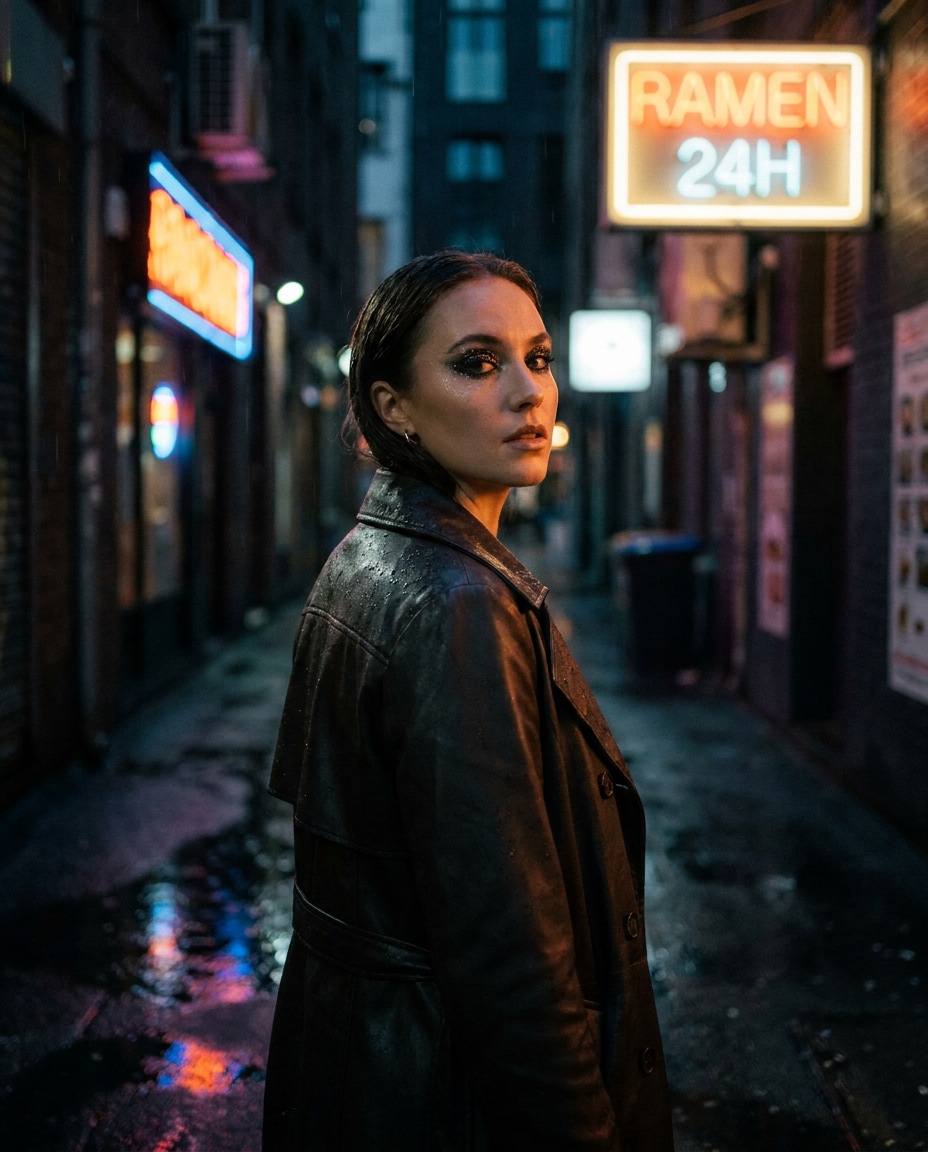 neon alley glam photo