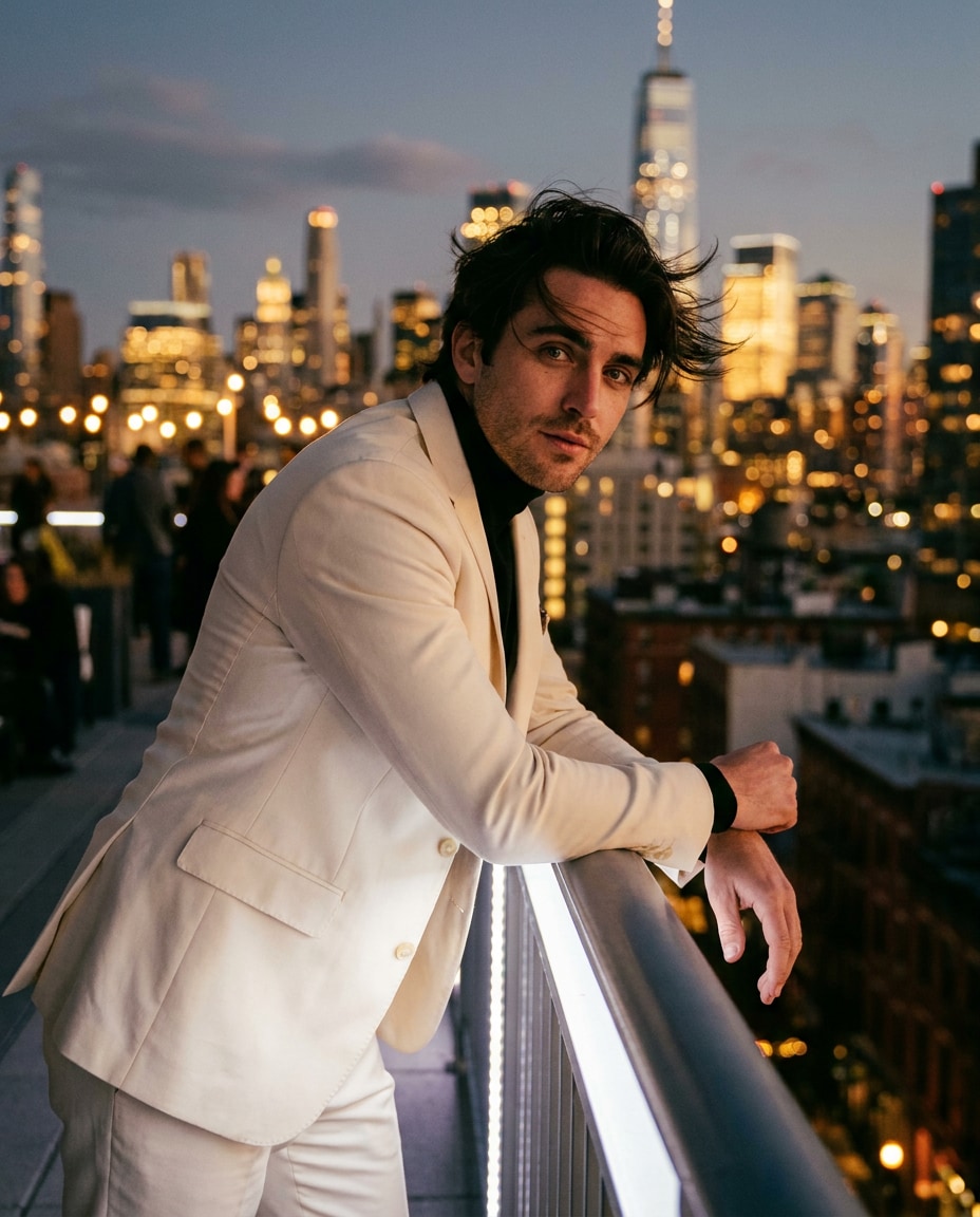 rooftop skyline glam photo