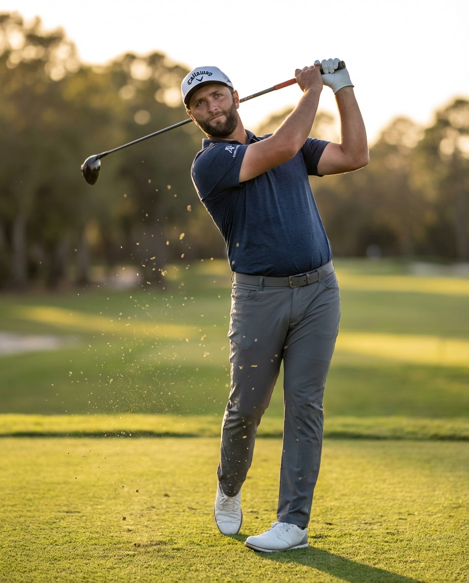 golden hour tee shot photo