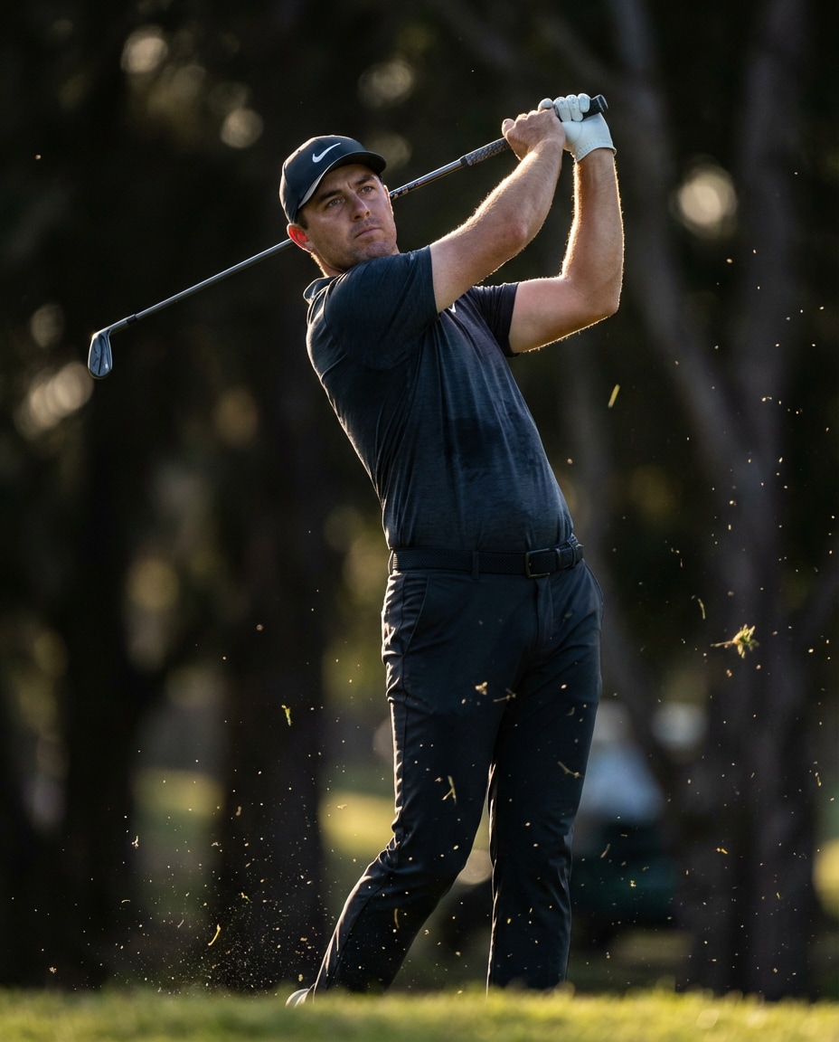 backlit swing sequence photo