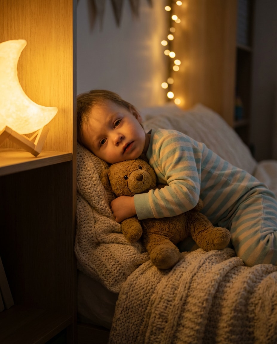 teddy bear bedtime photo
