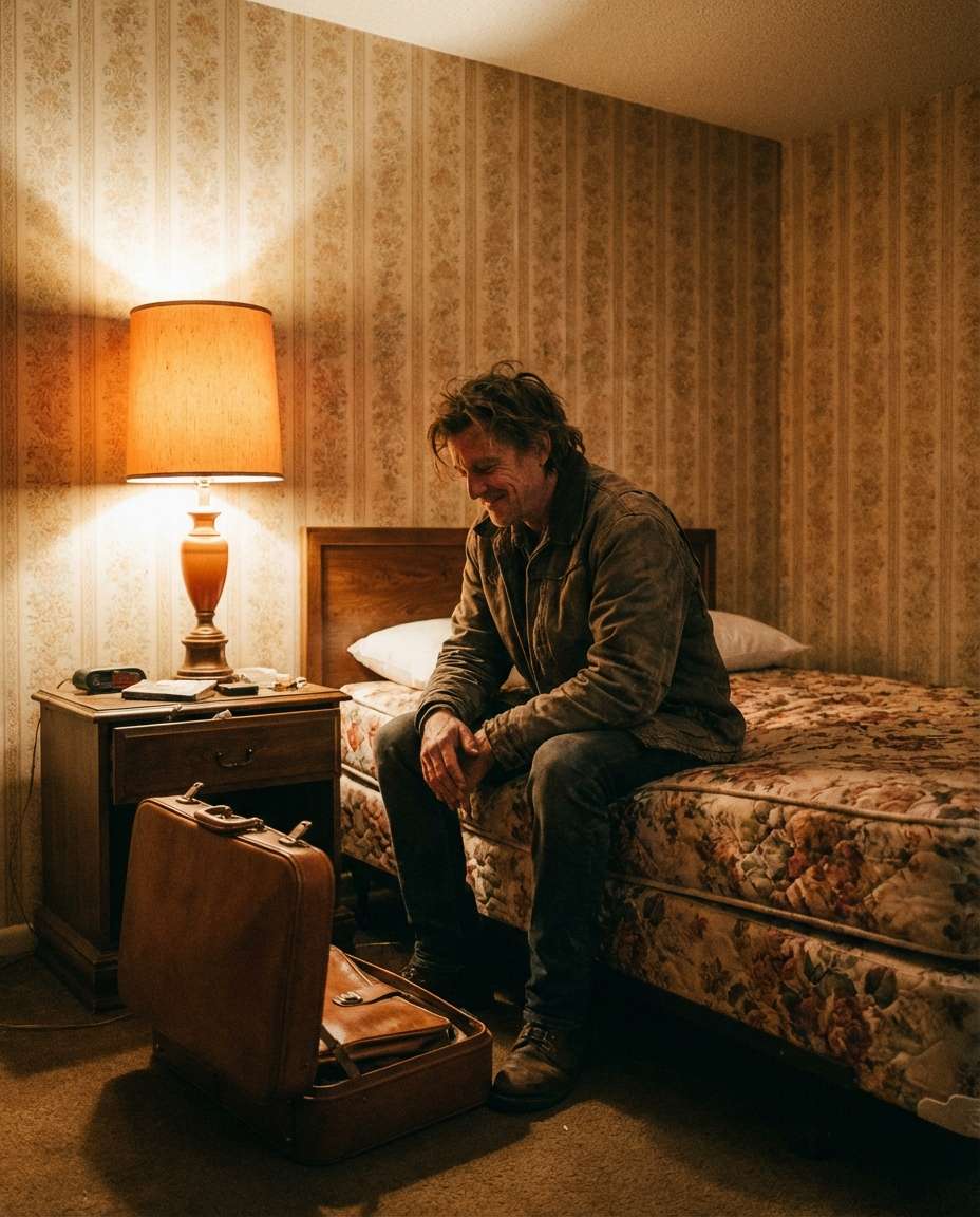 vintage motel glow photo