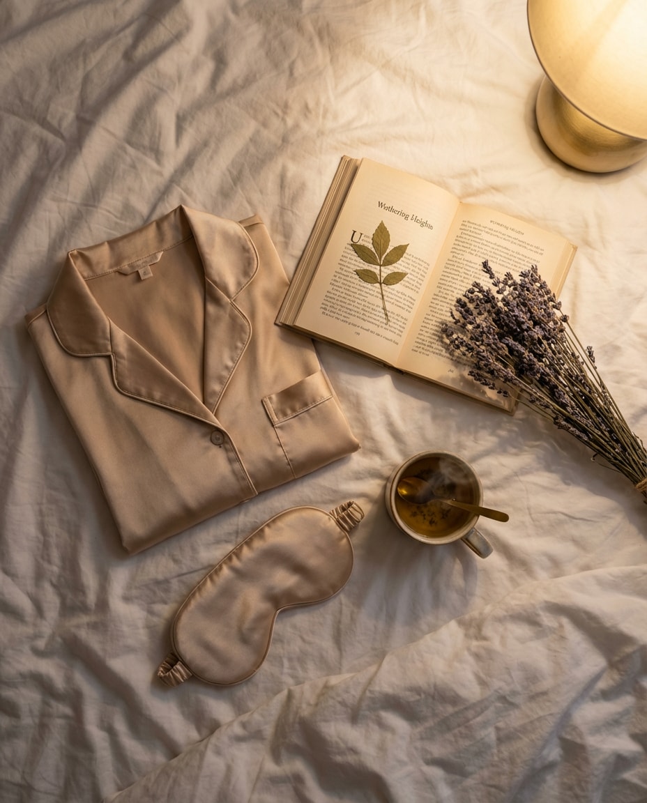 pajama flat lay photo