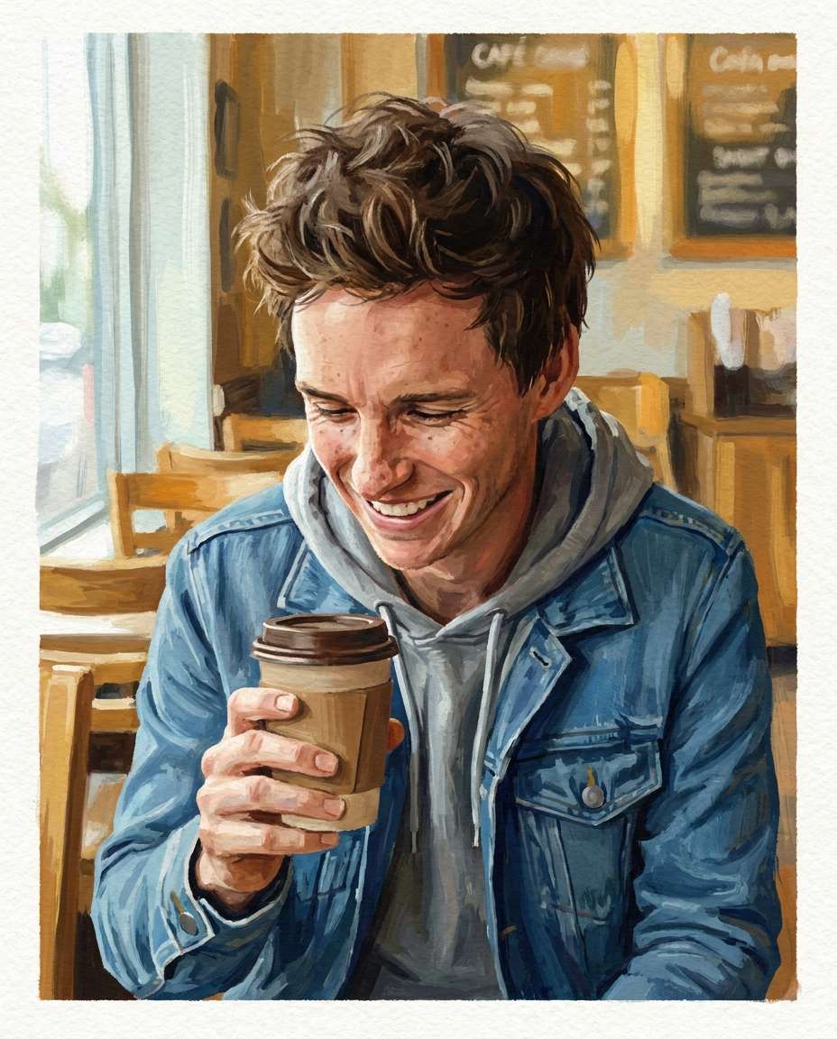 coffee shop candid photo