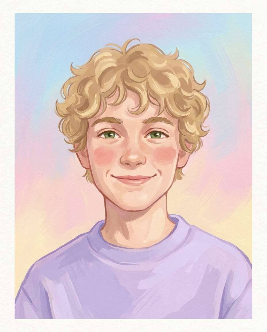 soft pastel gradient photo
