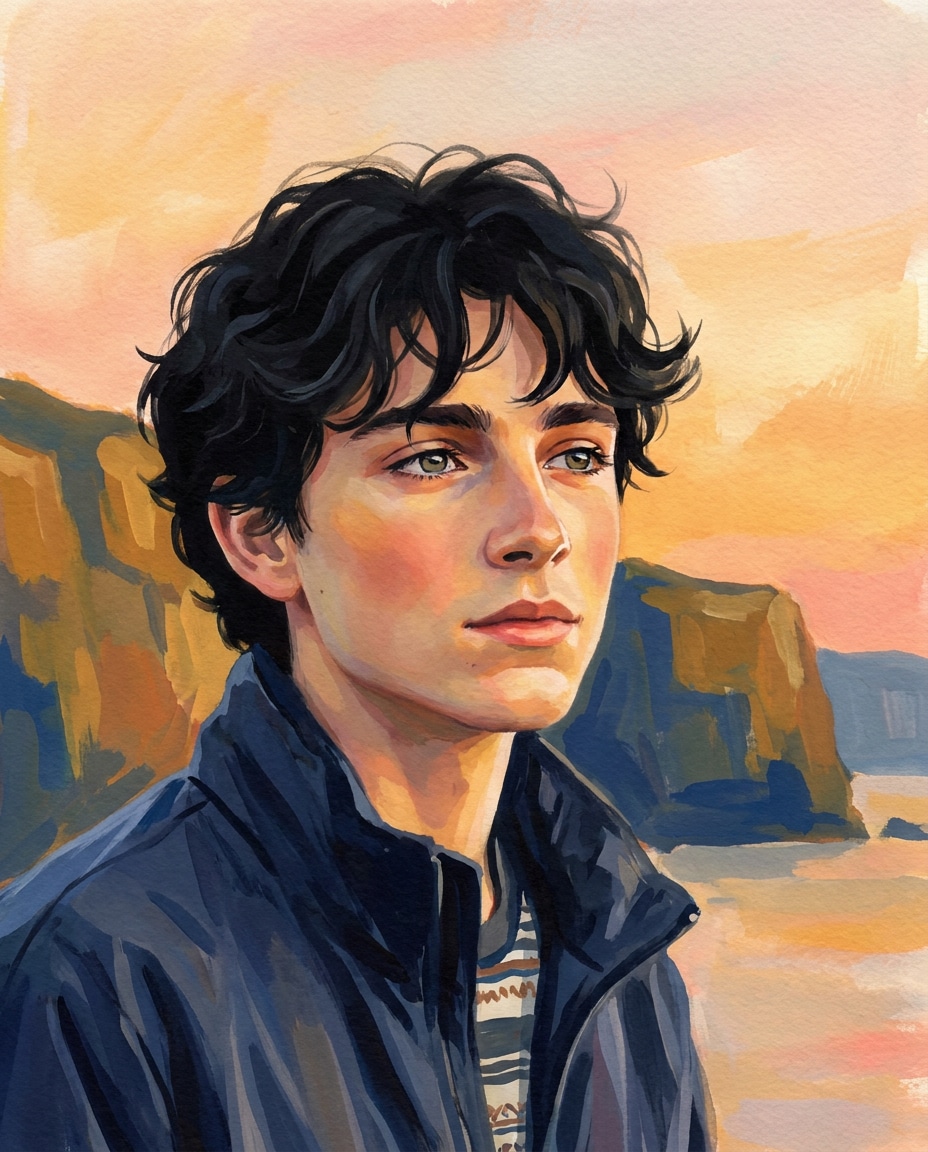 sunset seaside glow photo