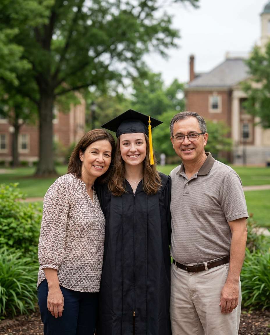 both parents centered photo