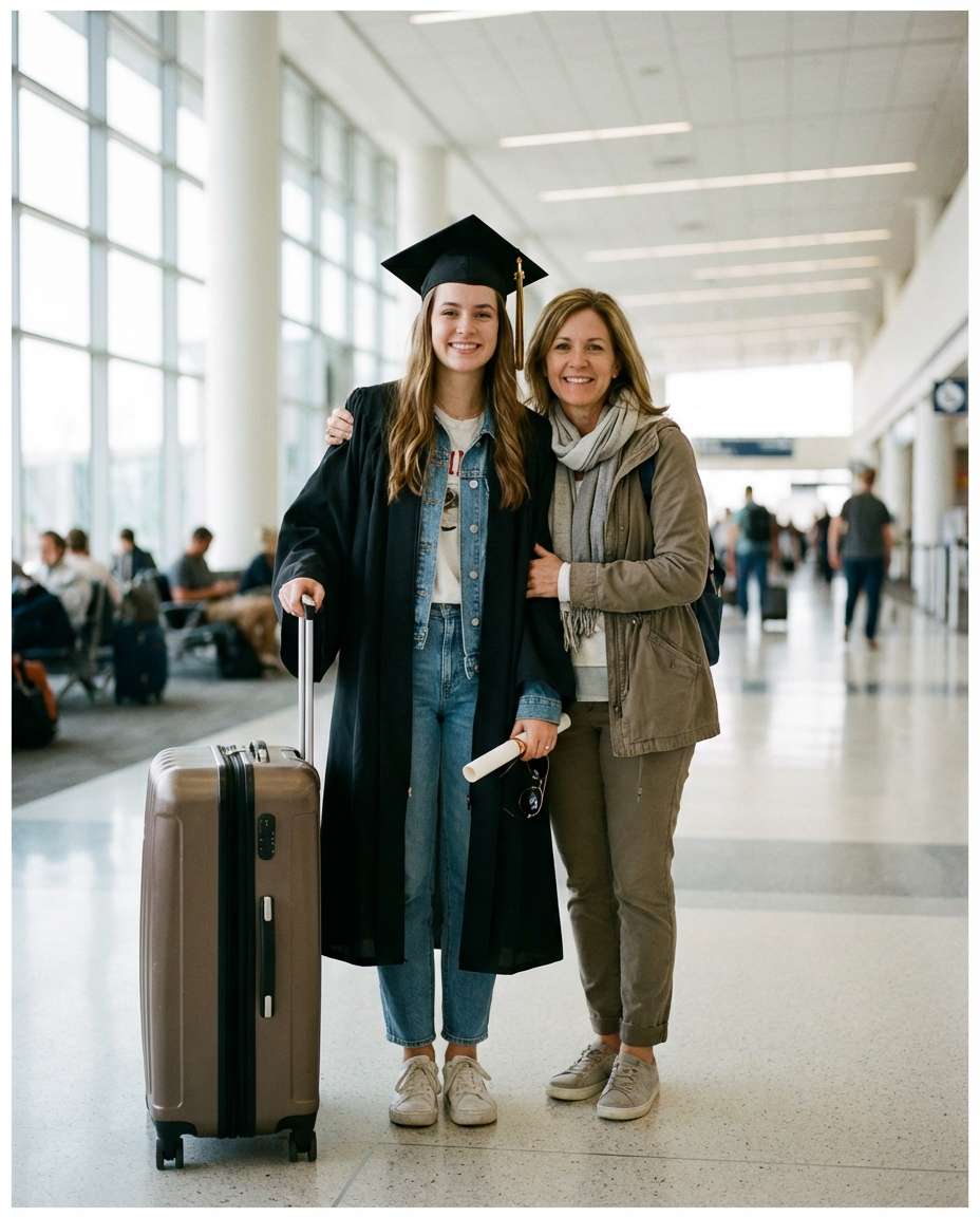 airport sendoff vibe photo