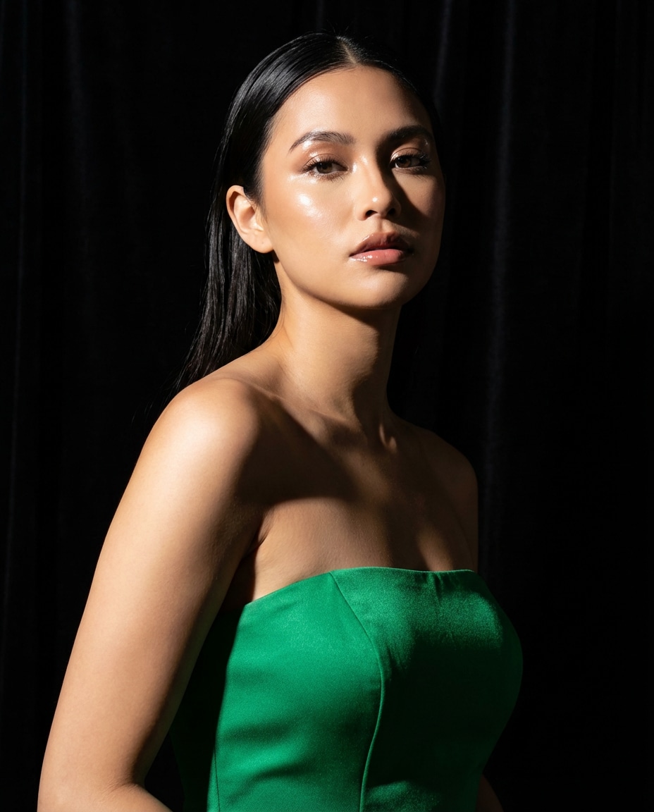 high contrast spotlight photo