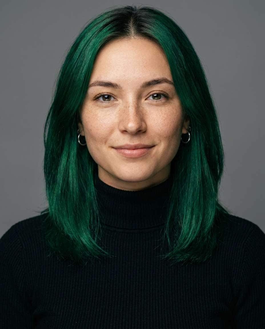 emerald studio headshot photo