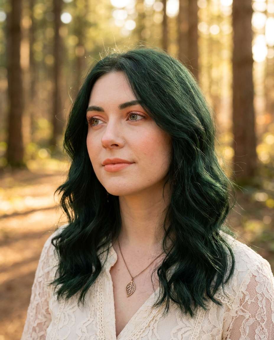 forest fairy light photo